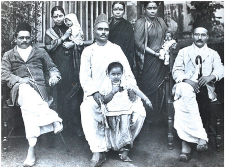 Savarkar with his Family.