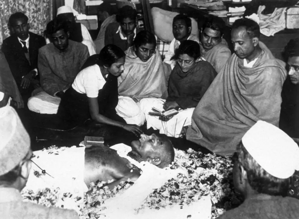 mahatma gandhi last rites 