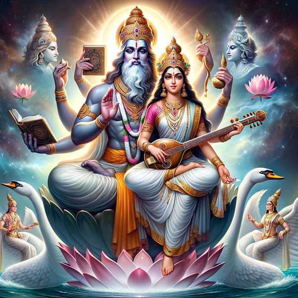 brahma sarasvati relationship